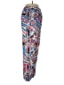 BECCA® by Rebecca Virtue 100% Polyester Print Blue Casual Pants Size L - photo 4