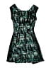 Tinley Road 100% Polyester Graphic Teal Blue Cocktail Dress Size XS - photo 1