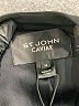 St. John Caviar Black Silk Blazer Size 14 - photo 6
