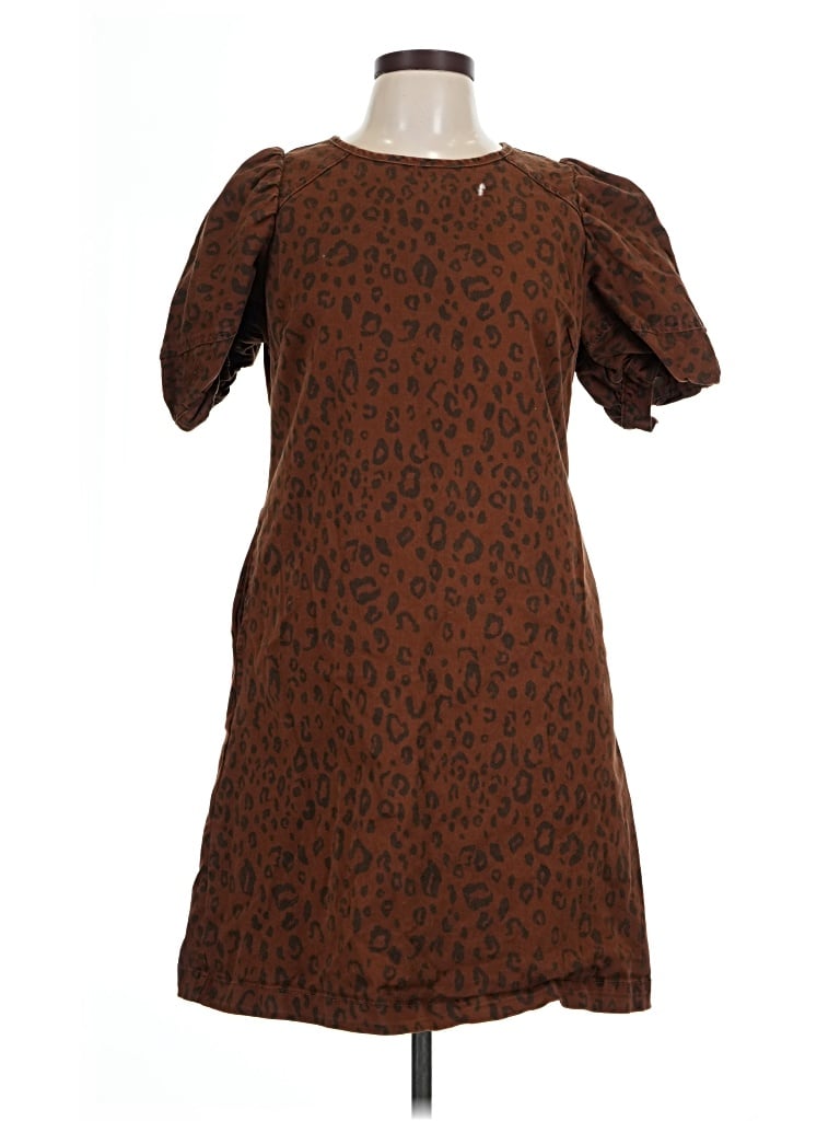 Pre-owned Universal Thread Casual Dress In Brown