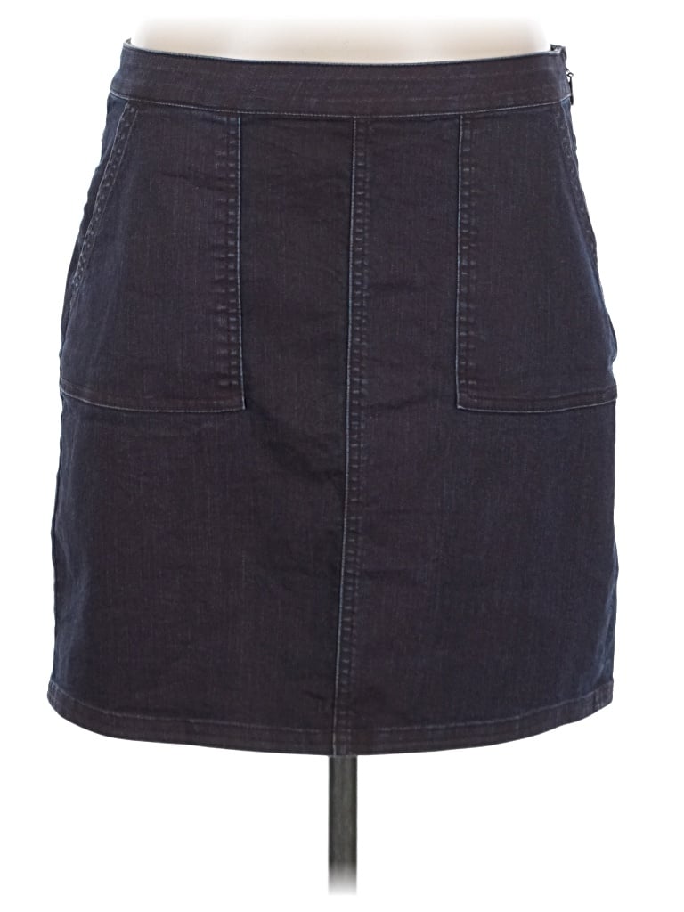 Pre-owned Prana Denim Skirt In Blue