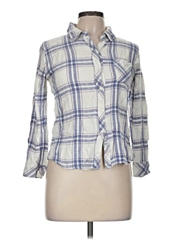 Rails 3/4 Sleeve Button-Down Shirt (view 1)