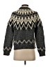 MNG 100% Polyester Chevron-herringbone Gray Pullover Sweater Size S - photo 2