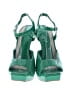 GB Color Block Green Sandals Size 7 1/2 - photo 2