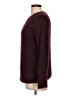 LC Lauren Conrad 100% Polyester Tweed Burgundy Pullover Sweater Size L - photo 5