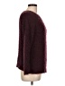 LC Lauren Conrad 100% Polyester Tweed Burgundy Pullover Sweater Size L - photo 4