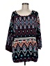 Auditions Teal 3/4 Sleeve Blouse Size M (estimated) - photo 1