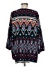 Auditions Teal 3/4 Sleeve Blouse Size M (estimated) - photo 2