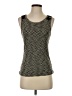 Green Envelope Black Sleeveless Top Size S - photo 1