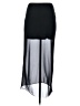 Open Edit Solid Black Formal Skirt Size S - photo 2