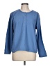 O Oscar De La Renta 100% Polyester Blue Pullover Sweater Size L - photo 1