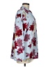 Natori Floral Blue Long Sleeve Blouse Size M - photo 4