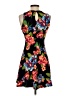 Soprano Floral Black Cocktail Dress Size XS - photo 2