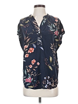 Amour Vert Short Sleeve Silk Top