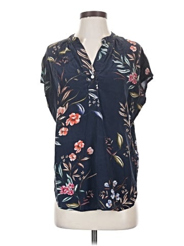 Amour Vert Short Sleeve Silk Top (view 1)