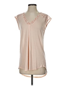 Little Yellow Button Sleeveless Blouse