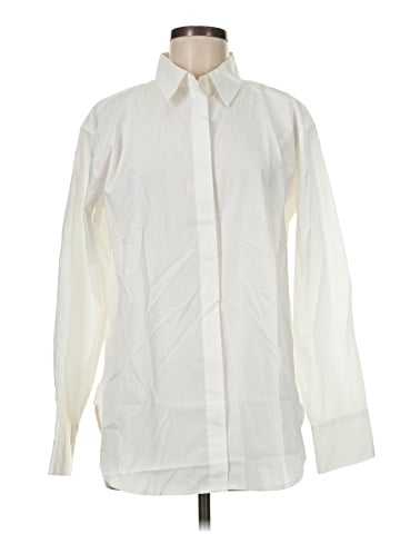 Ann Taylor Long Sleeve Button-Down Shirt (view 1)