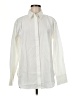 Ann Taylor 100% Cotton Ivory Long Sleeve Button-Down Shirt Size M - photo 1