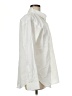 Ann Taylor 100% Cotton Ivory Long Sleeve Button-Down Shirt Size M - photo 4