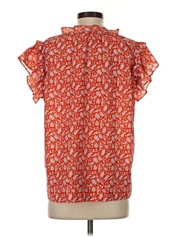 Blue Sol Short Sleeve Blouse (view 2)