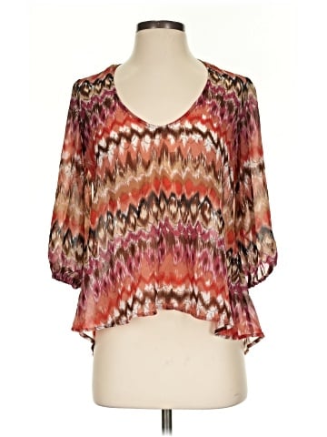 Lovers + Friends 3/4 Sleeve Blouse (view 1)
