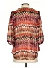 Lovers + Friends 100% Polyester Orange 3/4 Sleeve Blouse Size S - photo 2