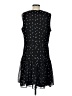 Ann Taylor 100% Polyester Stars Black Casual Dress Size 12 - photo 2