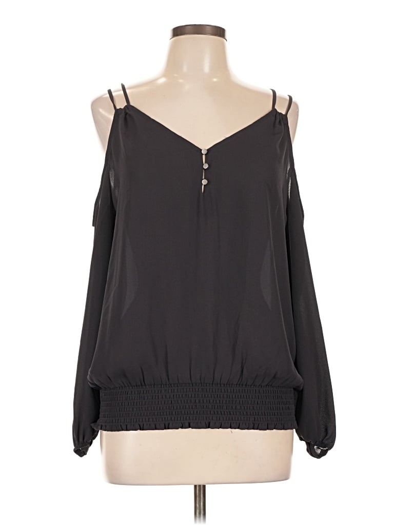 Pre-owned Maurices Sleeveless Blouse In Black