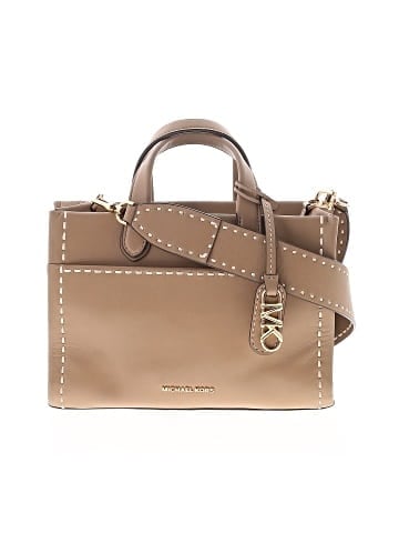 MICHAEL Michael Kors Leather Satchel (view 1)