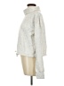 10 Tree Metallic Silver White Turtleneck Sweater Size L - photo 5