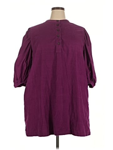 Gap 3/4 Sleeve Button-Down Shirt (view 1)