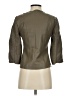 E3 by Etcetera 100% Leather Green Leather Jacket Size 00 - photo 2
