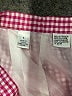 Unbranded 100% Silk Checkered-gingham Pink Silk Pants Size 4 - photo 7