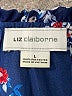Liz Claiborne 100% Polyester Blue Short Sleeve Blouse Size L - photo 7