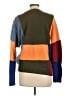Oscar De La Renta 100% Cotton Color Block Green Pullover Sweater Size L - photo 2