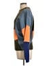 Oscar De La Renta 100% Cotton Color Block Green Pullover Sweater Size L - photo 5