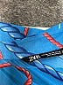 Zara Blue 3/4 Sleeve Blouse Size XXL - photo 7