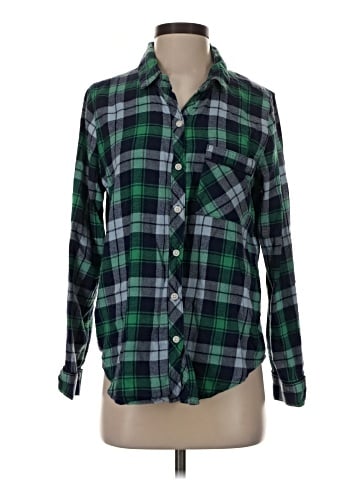 Aerie Long Sleeve Button-Down Shirt (view 1)
