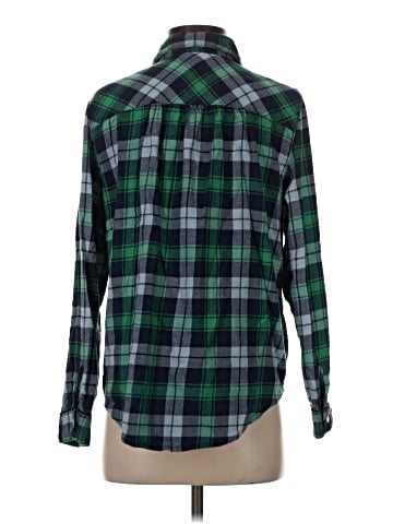 Aerie Long Sleeve Button-Down Shirt (view 2)