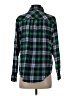 Aerie Plaid Green Long Sleeve Button-Down Shirt Size S - photo 2