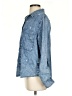 Billy T Stars Blue 3/4 Sleeve Button-Down Shirt Size S - photo 5