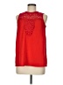 Halogen Red Sleeveless Blouse Size M - photo 1