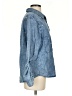 Billy T Stars Blue 3/4 Sleeve Button-Down Shirt Size S - photo 4