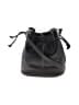 Talbots 100% Leather Black Leather Bucket Bag One size - photo 1