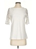 Ann Taylor Factory Ivory Short Sleeve Top Size XS - photo 1