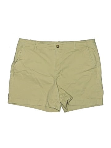 Ann Taylor LOFT Khaki Shorts (view 1)