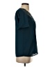 MNG Suit Teal Short Sleeve Blouse Size 4 - photo 4