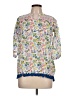 Roller Rabbit White 3/4 Sleeve Blouse Size 12 - photo 1