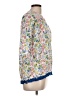 Roller Rabbit White 3/4 Sleeve Blouse Size 12 - photo 4