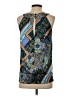 Vanity 100% Polyester Blue Sleeveless Blouse Size S - photo 2